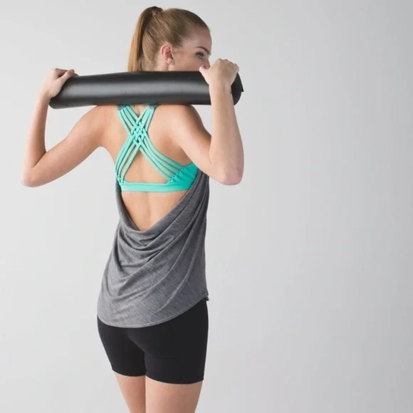 Lululemon Wild Tank Heathered Slate Bali Breeze - Picture 7 of 7